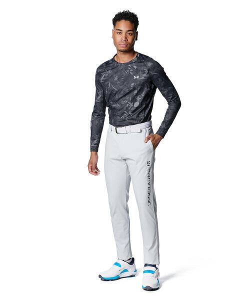 UNDER ARMOUR(アンダーアーマー)の「UAアイソチル フィッティド ノベルティ ロングスリーブ クルーネック シャツ(ゴルフ/メンズ)(Tシャツ/カットソー・メンズ・ブラック・S/2XL/XL/M/L)」の3枚目の写真