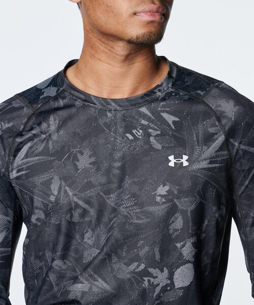 UNDER ARMOUR(アンダーアーマー)の「UAアイソチル フィッティド ノベルティ ロングスリーブ クルーネック シャツ(ゴルフ/メンズ)(Tシャツ/カットソー・メンズ・ブラック・S/2XL/XL/M/L)」の4枚目の写真