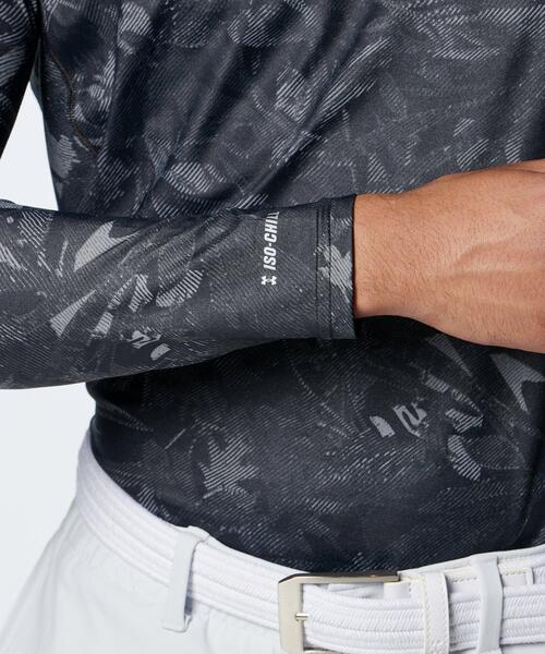 UNDER ARMOUR(アンダーアーマー)の「UAアイソチル フィッティド ノベルティ ロングスリーブ クルーネック シャツ(ゴルフ/メンズ)(Tシャツ/カットソー・メンズ・ブラック・S/2XL/XL/M/L)」の6枚目の写真