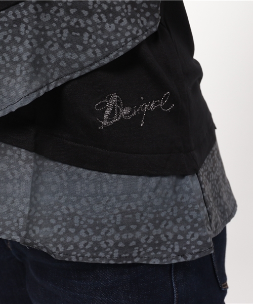 Desigual（デシグアル）の「★「Desigual/デシグアル」ノースリーブロングTシャツ（Tシャツ/カットソー・レディース・ブラック・LARGE/SMALL/MEDIUM/X-SMALL/X-LARGE）」の7枚目の写真