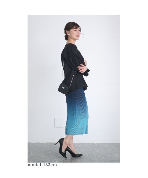 Sawa a la mode（サワアラモード）の「つぼみ袖ドルマントップス（シャツ/ブラウス・レディース・ホワイト/ブラック・FREE）」の13枚目の写真