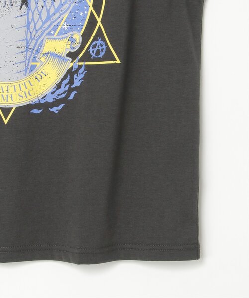 VENCEEXCHANGE（ヴァンスエクスチェンジ）の「ビッグシルエットプリントノースリーブ（Tシャツ/カットソー・メンズ・ダークグレー/ブラック/チェック/ストライプ/チャコール/その他1・M/L）」の10枚目の写真