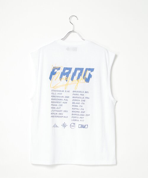 VENCEEXCHANGE（ヴァンスエクスチェンジ）の「ビッグシルエットプリントノースリーブ（Tシャツ/カットソー・メンズ・ダークグレー/ブラック/チェック/ストライプ/チャコール/その他1・M/L）」の17枚目の写真