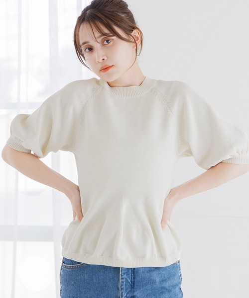 【セール】ニットフレアプルオーバー（Tシャツ/カットソー）｜Dita Muaj.（ディータムアージュ）