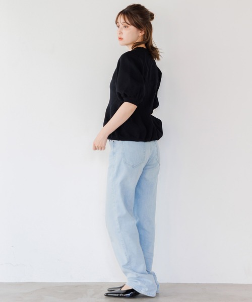 【セール】ニットフレアプルオーバー（Tシャツ/カットソー）｜Dita Muaj.（ディータムアージュ）