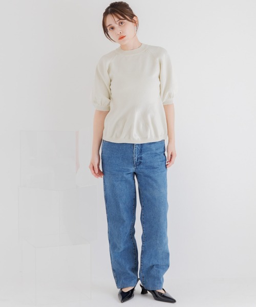 【セール】ニットフレアプルオーバー（Tシャツ/カットソー）｜Dita Muaj.（ディータムアージュ）