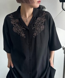 apres jour mignon | 刺繍開襟シャツ【ZOZOTOWN限定アイテム】(シャツ/ブラウス)