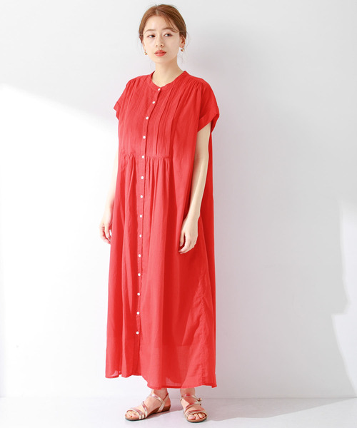 harunachico　ハルナチコ　ピーコート　コットン　赤　レッド　Sサイズ p318rt00101.jpg