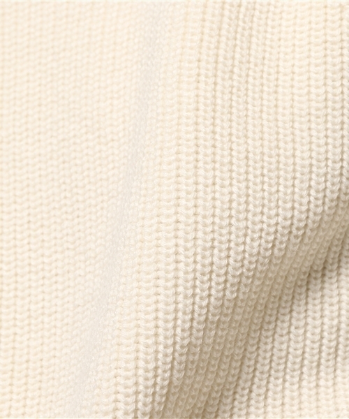 WEGO(ウィゴー)の「WEGO/畦編ニット(ニット/セーター・メンズ・ホワイト/グレー/カーキ/ブルー・LARGE/MEDIUM)」の14枚目の写真
