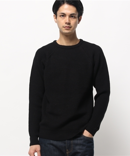 WEGO(ウィゴー)の「WEGO/畦編ニット(ニット/セーター・メンズ・ホワイト/グレー/カーキ/ブルー・LARGE/MEDIUM)」の16枚目の写真