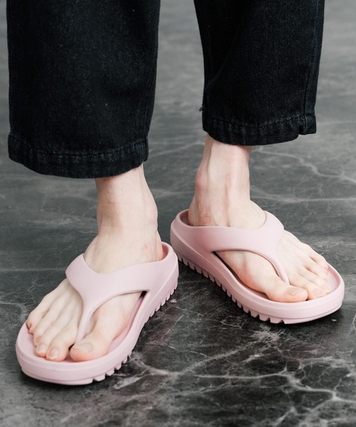 THE NORTH FACE（ザノースフェイス）の「新色追加 THE NORTH FACE CAMPERs FLIP ノースフェイス厚底トングビーチサンダル（サンダル・メンズ・ベージュ/ブラック/ライトブルー/ピンク/ライム・27cm/28cm/26cm/25cm/23cm/24cm）」の7枚目の写真