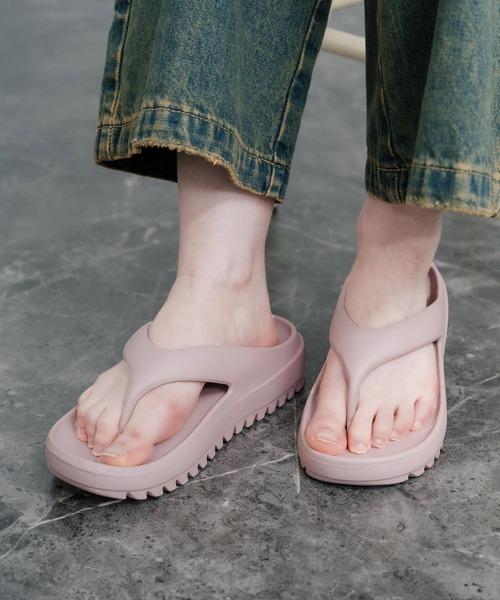 THE NORTH FACE（ザノースフェイス）の「新色追加 THE NORTH FACE CAMPERs FLIP ノースフェイス厚底トングビーチサンダル（サンダル・メンズ・ベージュ/ブラック/ライトブルー/ピンク/ライム・27cm/28cm/26cm/25cm/23cm/24cm）」の20枚目の写真