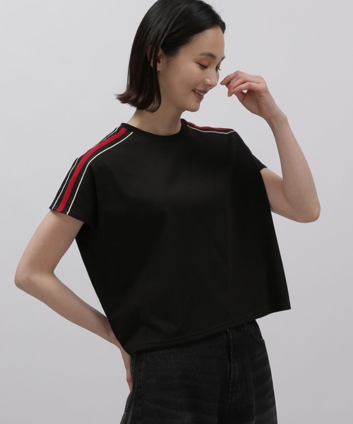 LAKOLE（ラコレ）の「袖ラインTEE / 115151（Tシャツ/カットソー・レディース・ブラック/ネイビー/オフホワイト・SMALL/MEDIUM）」の15枚目の写真