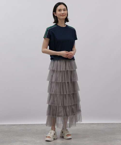 LAKOLE（ラコレ）の「袖ラインTEE / 115151（Tシャツ/カットソー・レディース・ブラック/ネイビー/オフホワイト・SMALL/MEDIUM）」の18枚目の写真