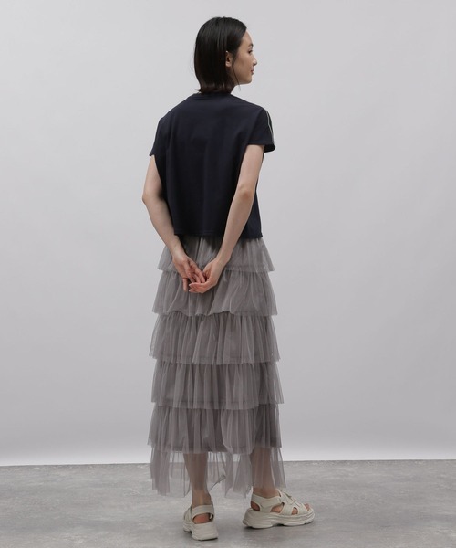 LAKOLE（ラコレ）の「袖ラインTEE / 115151（Tシャツ/カットソー・レディース・ブラック/ネイビー/オフホワイト・SMALL/MEDIUM）」の20枚目の写真