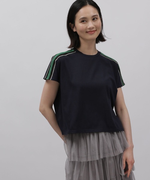 LAKOLE（ラコレ）の「袖ラインTEE / 115151（Tシャツ/カットソー・レディース・ブラック/ネイビー/オフホワイト・SMALL/MEDIUM）」の21枚目の写真