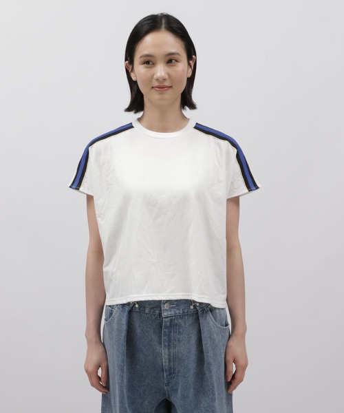 LAKOLE（ラコレ）の「袖ラインTEE / 115151（Tシャツ/カットソー・レディース・ブラック/ネイビー/オフホワイト・SMALL/MEDIUM）」の22枚目の写真