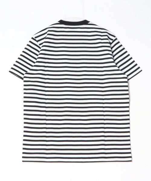 Carhartt WIP（カーハートダブリューアイピー）の「[carhartt WIP/カーハートダブリューアイピー] ワンポイントロゴ ボーダーポケットTシャツ（Tシャツ/カットソー・レディース・ブルー/ブラック・M/L）」の3枚目の写真
