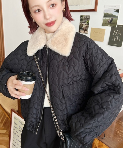 ハートキルティングMA-1 QUILT MA-1, BLACK - THE SWINGGGR ONLINE STORE