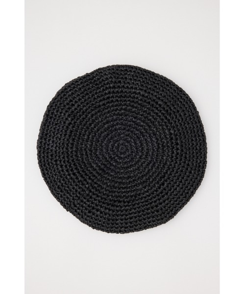 SLY（スライ）の「HANDMADE BERET ハンドメイド ベレー（ハンチング/ベレー帽・レディース・ブラック・FREE）」の6枚目の写真