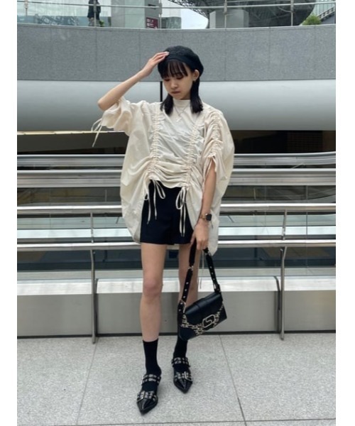 SLY（スライ）の「HANDMADE BERET ハンドメイド ベレー（ハンチング/ベレー帽・レディース・ブラック・FREE）」の11枚目の写真