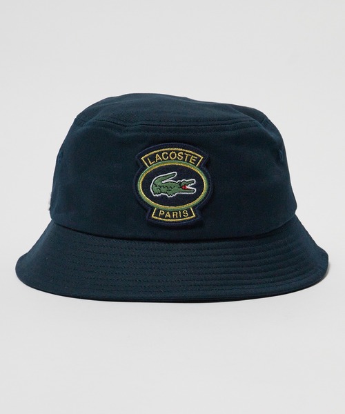 LACOSTE（ラコステ）の「LACOSTE/ラコステ バケットハット（ハット・メンズ・ブラック/ネイビー/ベージュ/ホワイト・58）」の5枚目の写真