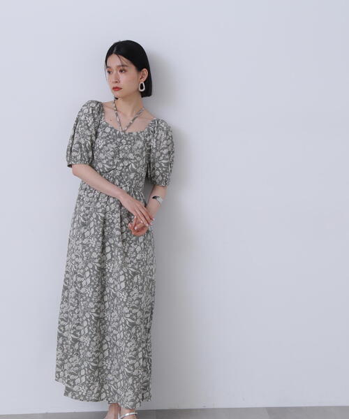 N.（N. Natural Beauty Basic）（エヌエヌナチュラルビューティーベーシック）の「◆ホルターネックプリントワンピース《S Size Line》（ワンピース・レディース・ブラウン系その他/ブラック系その他/グリーン系その他・SMALL/MEDIUM）」の17枚目の写真