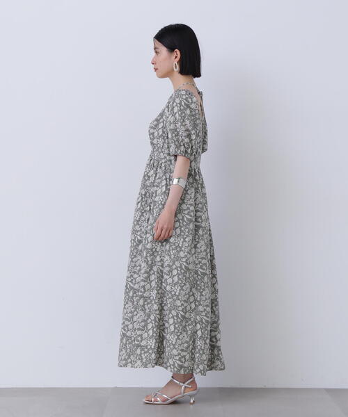 N.（N. Natural Beauty Basic）（エヌエヌナチュラルビューティーベーシック）の「◆ホルターネックプリントワンピース《S Size Line》（ワンピース・レディース・ブラウン系その他/ブラック系その他/グリーン系その他・SMALL/MEDIUM）」の8枚目の写真