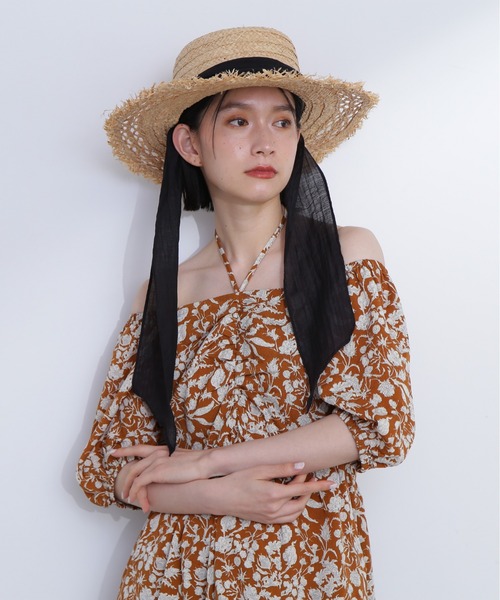 N.（N. Natural Beauty Basic）（エヌエヌナチュラルビューティーベーシック）の「◆ホルターネックプリントワンピース《S Size Line》（ワンピース・レディース・ブラウン系その他/ブラック系その他/グリーン系その他・SMALL/MEDIUM）」の2枚目の写真