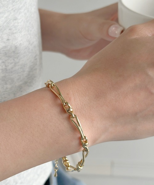 【AEKKI】Twisted Python Chain Bracelet〜ブレスレット★韓国発 ランダムチェーンブレスレット-random chain bracelet
