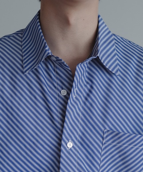 セール】バイアスストライプルーズシャツ（シャツ/ブラウス）｜epnok