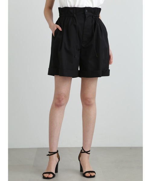 JILL STUART(ジルスチュアート)の「ウォーターリぺレントショートパンツ(その他パンツ・レディース・ベージュ/ブラック・4/2)」の2枚目の写真