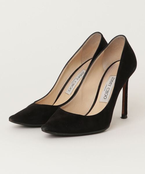 Jimmy Choo ジミーチュウ ROMY100 グリッターパンプス 34 JIMMY CHOO グリッターパンプス ROMY100 34 1/2 ピンク