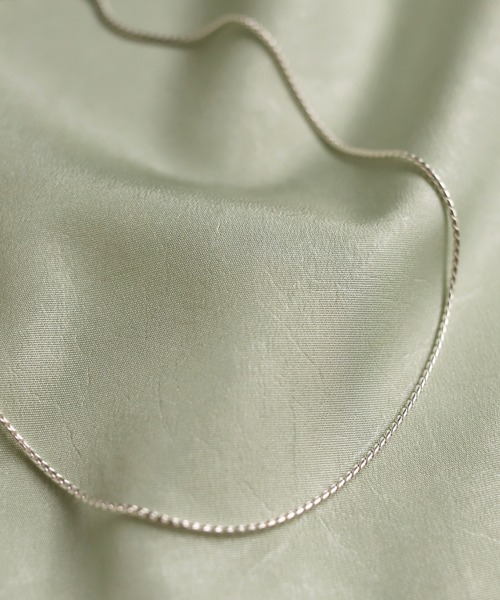 TEN.（テン）の「SILVER925 ツイストチェーンネックレス 38cm（ネックレス・レディース・シルバー・FREE）」の10枚目の写真