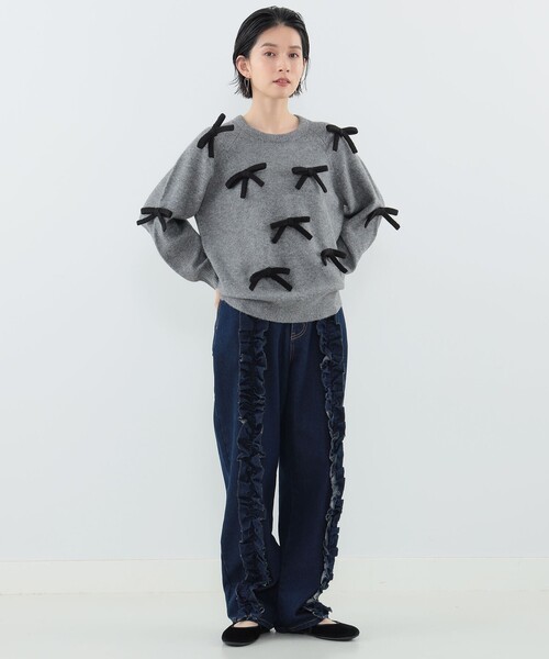 ALBEROLA（アルベローラ）の「【別注】ALBEROLA / フラットシューズ（バレエシューズ・レディース・ブラック/レッド・36/37/38/39/35）」の9枚目の写真