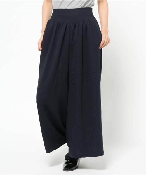 OUTLET（アウトレット）の「【mystic】ギャザーガウチョパンツ（その他パンツ・レディース・キャメル/ブラック/ネイビー/ベージュ・FREE）」の4枚目の写真