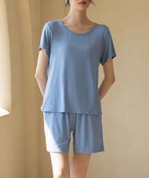 SAISON DE PAPILLON（セゾンドパピヨン）の「半袖トップスとショートパンツのセットパジャマ（ルームウェア/パジャマ）」