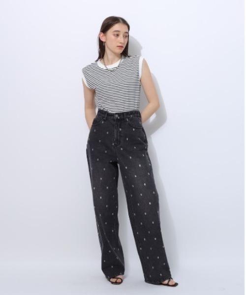 〈新品未使用〉リランドチュールロゴデニムパンツ 新品未使用〉リランドチュールロゴデニムパンツ - メルカリ