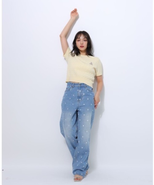 〈新品未使用〉リランドチュールロゴデニムパンツ 新品未使用〉リランドチュールロゴデニムパンツ - メルカリ