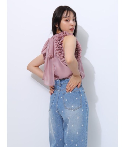 〈新品未使用〉リランドチュールロゴデニムパンツ Rirandture（リランドチュール）の「ロゴデニムパンツ（その他