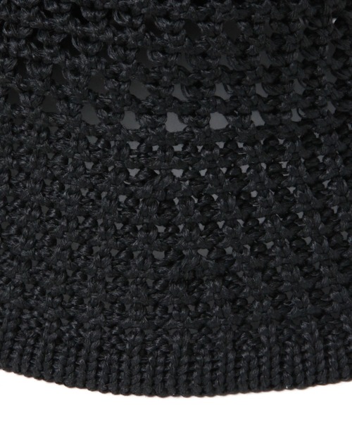 LAKOLE（ラコレ）の「透かし編みサーモハット / 126893（ハット・レディース・ブラック/オフホワイト・FREE）」の10枚目の写真