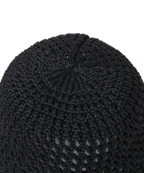 LAKOLE（ラコレ）の「透かし編みサーモハット / 126893（ハット・レディース・ブラック/オフホワイト・FREE）」の11枚目の写真