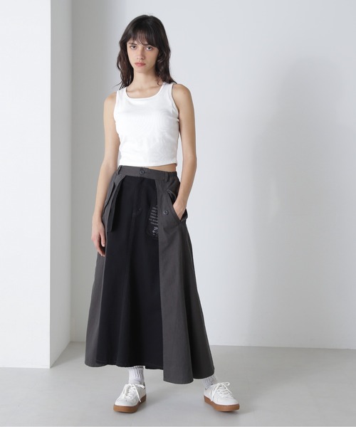 AVIREX(アヴィレックス)の「【直営店限定】EMBROIDERY BRATOP/刺繍ブラトップ/タンクトップ(タンクトップ・レディース・ブラック/オフホワイト・SMALL/MEDIUM)」の4枚目の写真