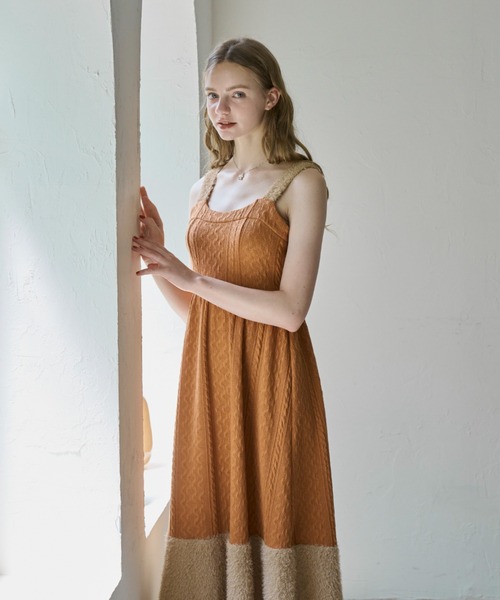 idem イデム elegant flare onepiece ワンピース idem（イデム）の「frill elegant onepiece/オフショルダー