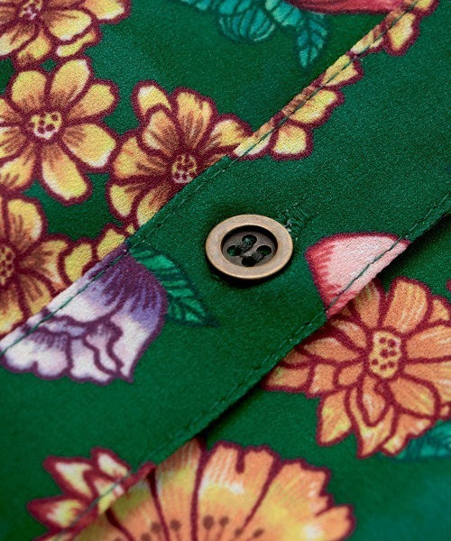 チチカカ（チチカカ）の「メヒコフロールプリントワンピース（ワンピース・レディース・グリーン/ブラック・FREE）」の15枚目の写真