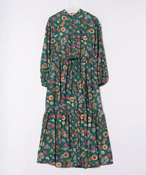 チチカカ（チチカカ）の「メヒコフロールプリントワンピース（ワンピース・レディース・グリーン/ブラック・FREE）」の19枚目の写真