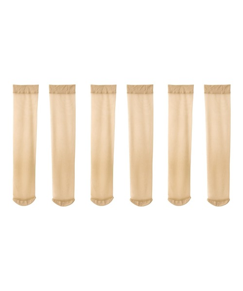 婦人 ソフトタイプ・17デニール ひざ下丈ストッキング（3足組