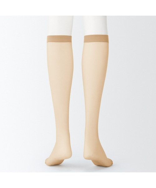 婦人 ソフトタイプ・17デニール ひざ下丈ストッキング（3足組