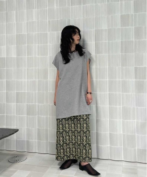 LAYERED URAKE OVER TANK TOP（Tシャツ/カットソー）｜Ameri