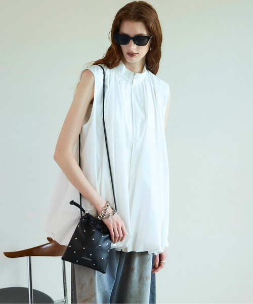 Studs Drawstring Mobile Tote Bag/スタッズドローストリング